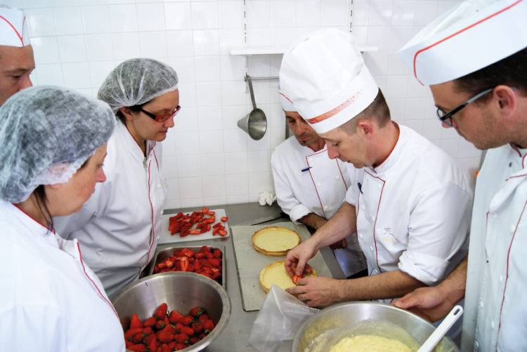 cuisiniers en formation