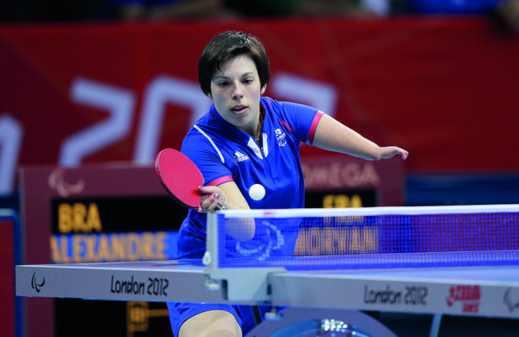Audrey Le Morvan - sportive - Para Tennis de table Une rentrée sportive pour tous nos restaurants ! RESTORIA
